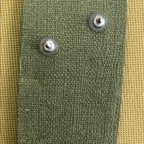 NWT Earrings 2 Pair Set, Faux Leather light weight - Picture 7 of 8